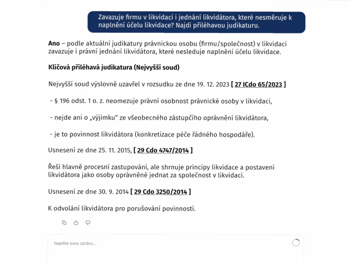 Vždy citace, žádné fabulace