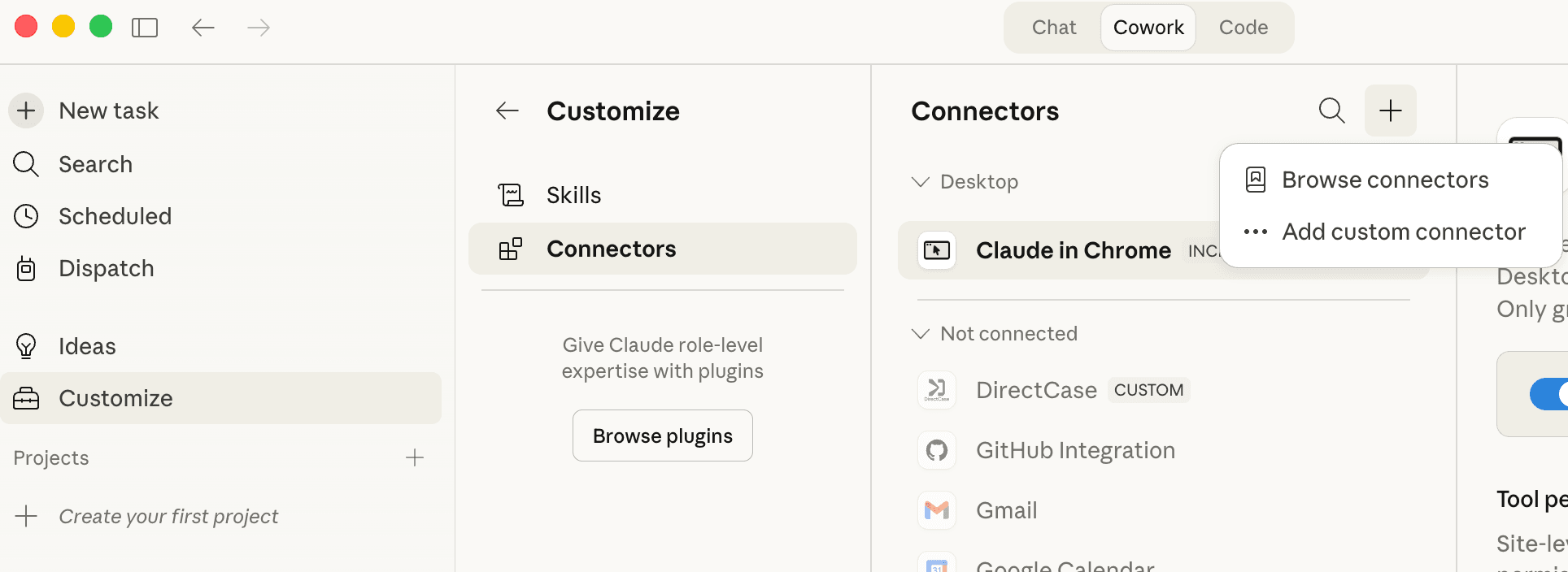 Krok 1 — pridanie konektora